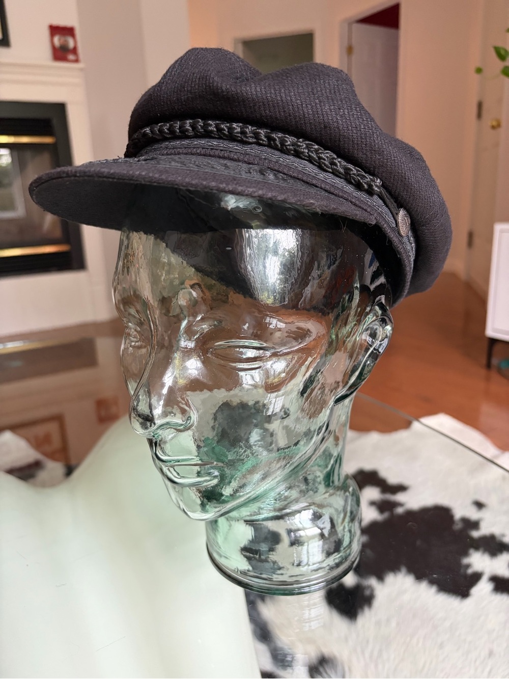 Brixton Black Braided Cord Fiddler Cap - Picture 2 of 6